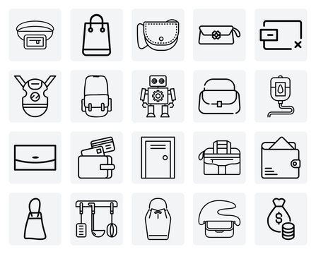 Casual And Travel Bag Assortment &ndash; Sling Bags, Fanny Packs, And Drawstring Backpacks For Lifestyle And Journey Visuals