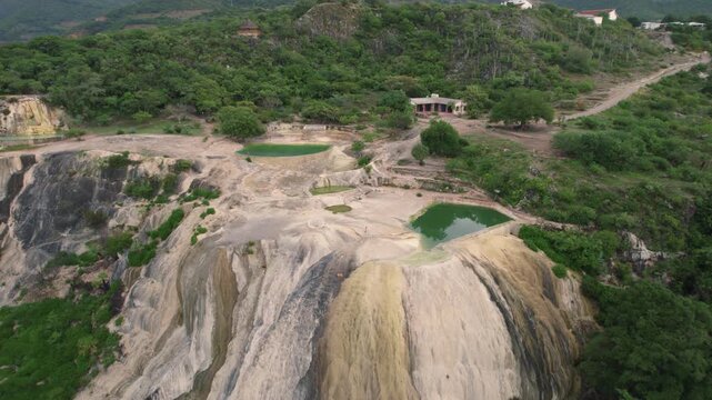 CASCADAS PETRIFICADAS DE HIERVE EL AGUA OAXACA
