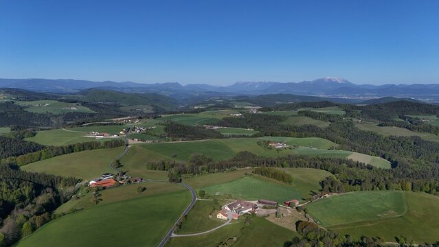 Panorama vom Tor der Buckligen Welt bis zu Schneeberg & Rax