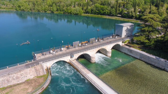 diga di salionze lago di garda