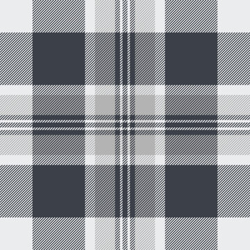 Up fabric textile seamless, stripe plaid texture check. Canadian background vector pattern tartan in dark and white colors.