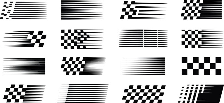 Set of black and white abstract background illustrations featuring 3d piano keyboard notes and business data icons for jazz music and computer server design