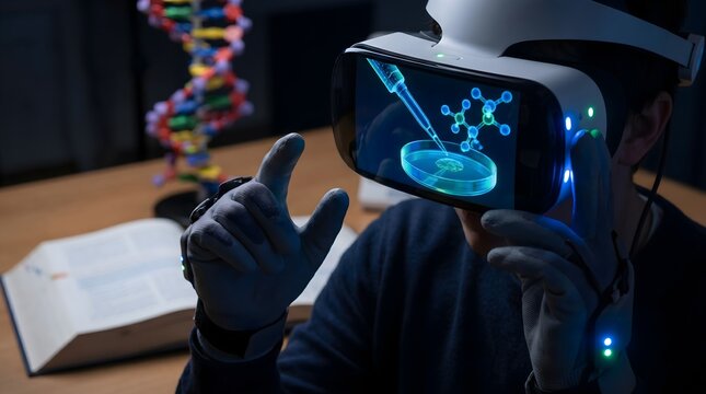 VR Lab Student - Virtual Reality Microbiology Experiment