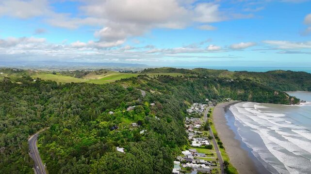 Ohope Beach and Bay, Drone Footage