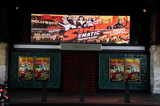 SINEMATIC Burlesque Musical, Cabaret Show, Emerald Theatre, London Victoria Embankment, England - May 2026