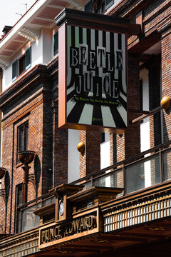 Prince Edward Theatre, Beetlejuice The Musical, West End Theater District, London Soho District, UK - May 2026