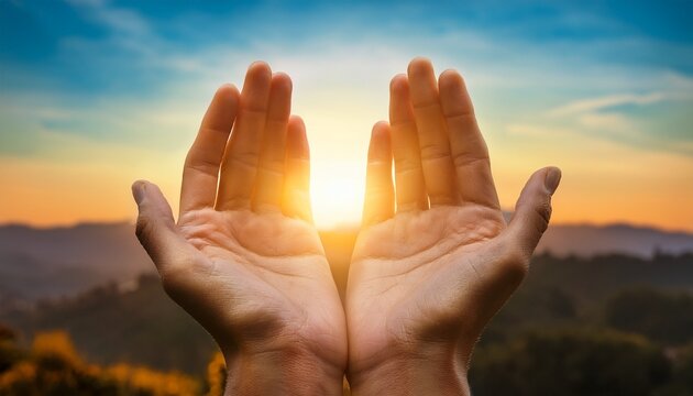 open hands displaying a gesture of offering or waiting symbolizing connection and openness in everyday life