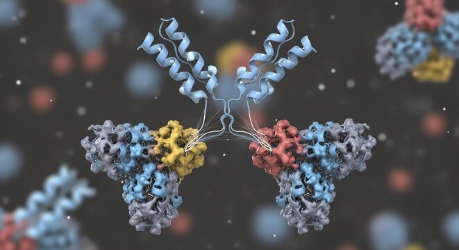 Detailed Molecular Structure of a Complex Biological Protein with Multiple Subunits and Binding Sites.