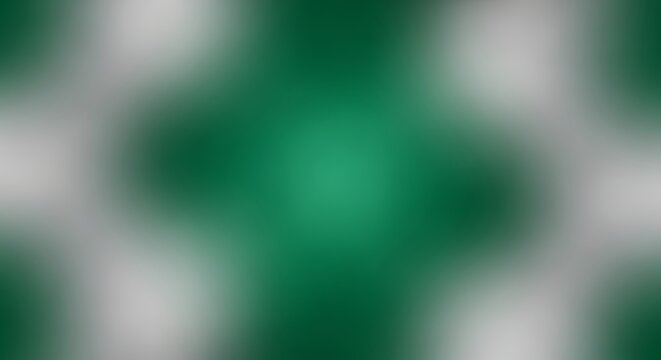 Abstract defocused green and white background