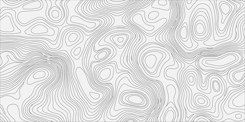 White Topographic Map Pattern Background, Minimalist Abstract Contour Line Texture, Geographic Elevation Grid Vector © Creative Lis