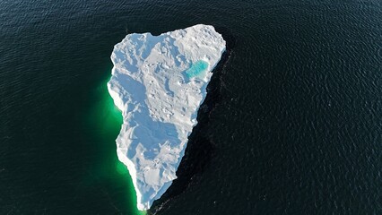 Serene Iceberg Scene in Iceberg Alley, Atlantic Canada © Varvara