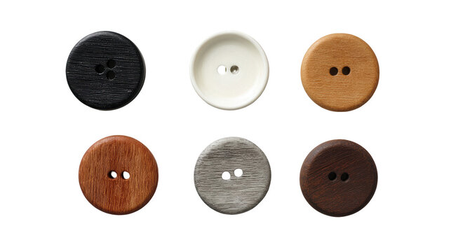 seven distinct buttons displayed in a circular pattern