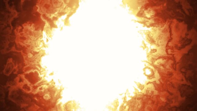 Fire flames glowing and distortion effects background loop animation. 
