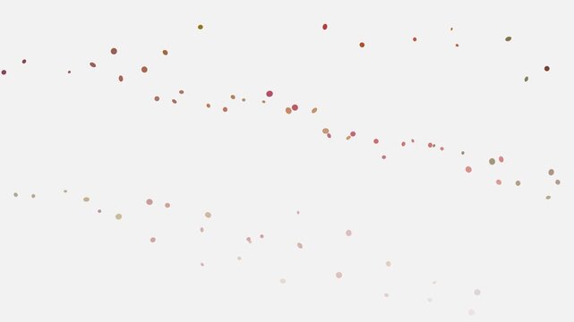 minimalist red leaf trail on white background abstract motion design concept (118)