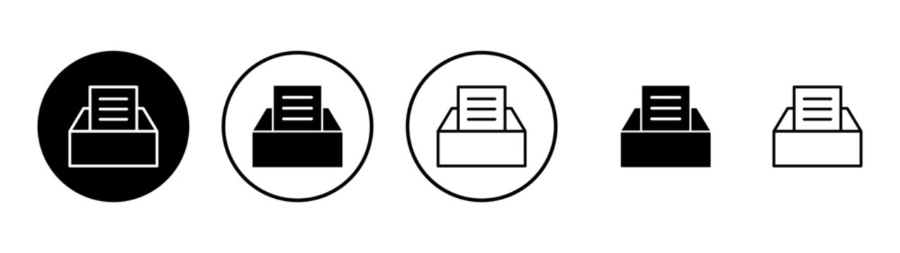 Archive folders icon vector. Document vector icon. Archive storage icon.