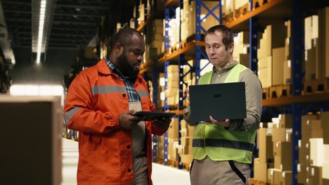 E-commerce colleagues, following packages, on tracking software, using awb tags, tracking info to update the parcel status on tablet and laptop. Overseeing dispatch shipment of merchandise.
