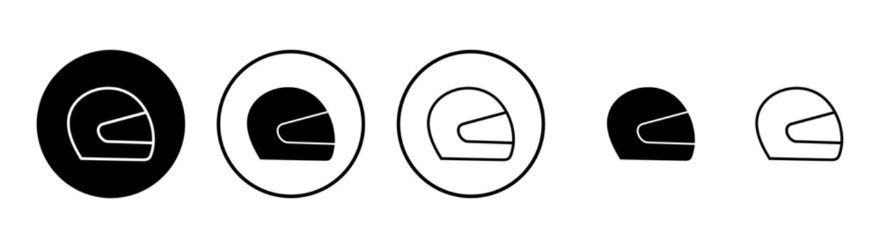 Helmet icon vector. Motorcycle helmet sign and symbol. Construction helmet icon. Safety helmet