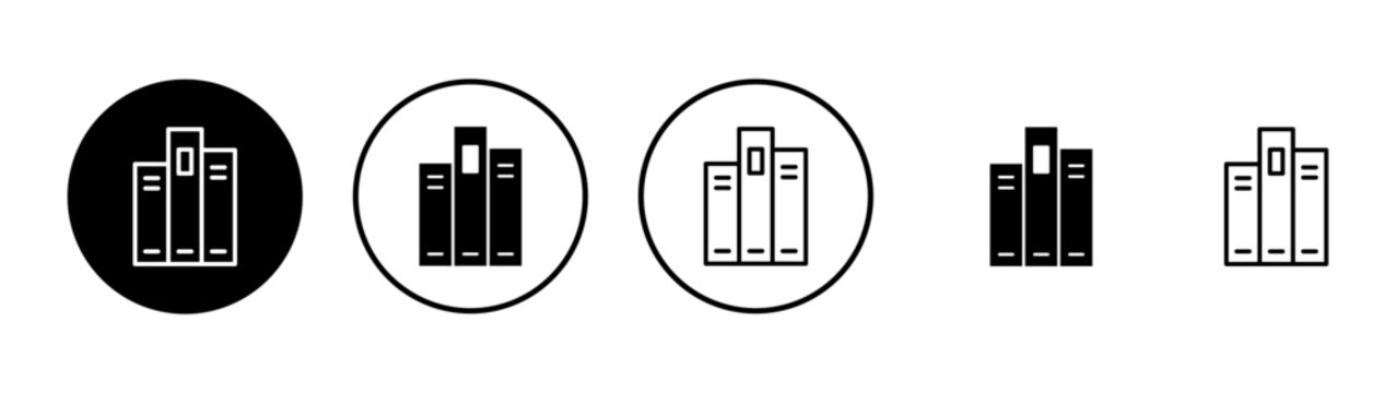 Library icon vector. education sign and symbol