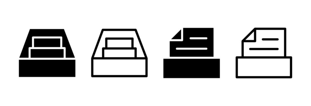 Archive folders icon vector illustration. Document vector icon. Archive storage icon.