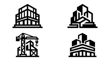 Fototapeta premium Industrial buildings and oil pump.
