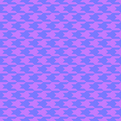 Fototapeta premium Vibrant purple and blue geometric pattern. A modern, repeating design ideal for backgrounds, textiles, or website assets.