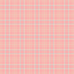 Fototapeta premium Gingham check vector seamless pattern highlights neat repetitive squares suitable for spring collections, casual fashion, and editorial layouts.