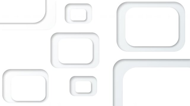 Simple Clean Modern Abstract Background with 3D Geometric Shapes