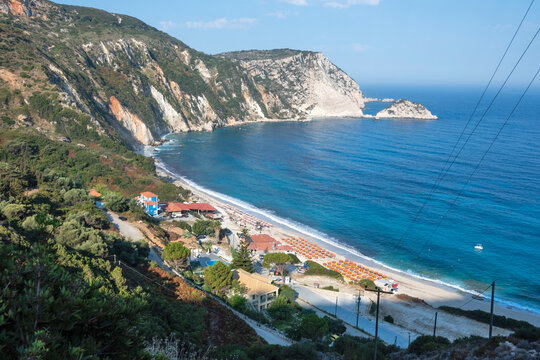 Petani Beach at Cephalonian Island, Greece