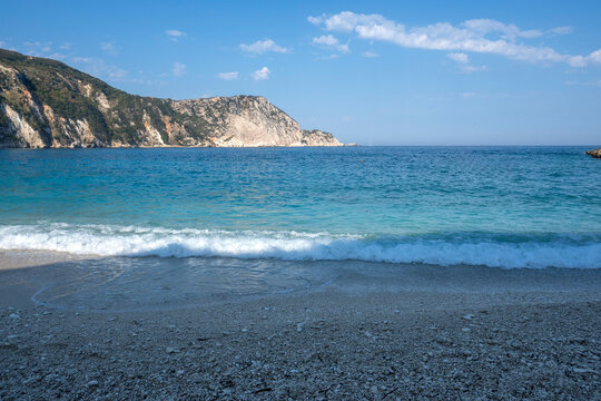 Petani Beach at Cephalonian Island, Greece