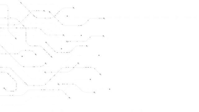Futuristic abstract network technology data connection background