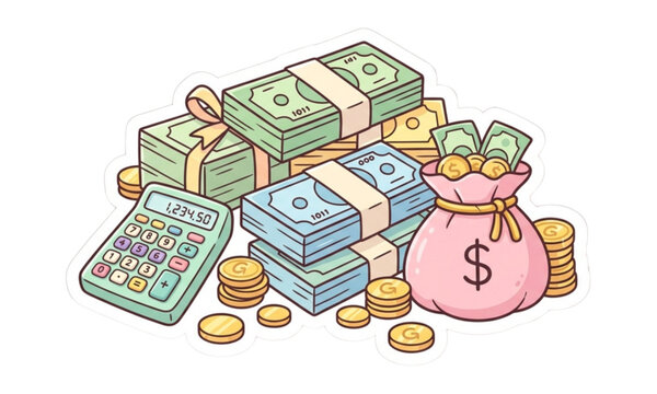 money in a bag