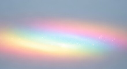Naklejka premium Abstract Rainbow Spectrum of Colors in a Soft, Pastel Background.