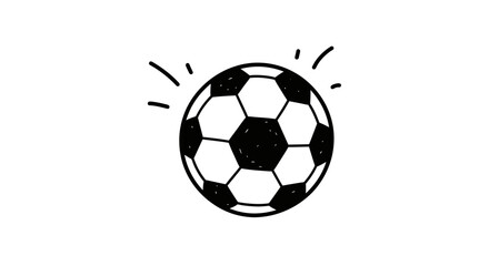 Soccer Ball in Motion Fast. © MUDAYANAH