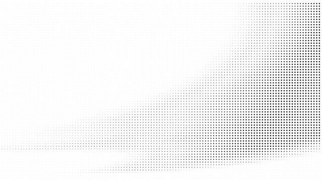 Halftone dot pattern background with black and white screen printing halftone background abstract monochrome
