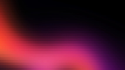 Naklejka premium Abstract Neon Gradient Background Red Pink Purple Glow Dark Horizontal Lines Blur Smooth Texture for Website Banner