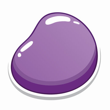 Purple Jelly Bean Candy