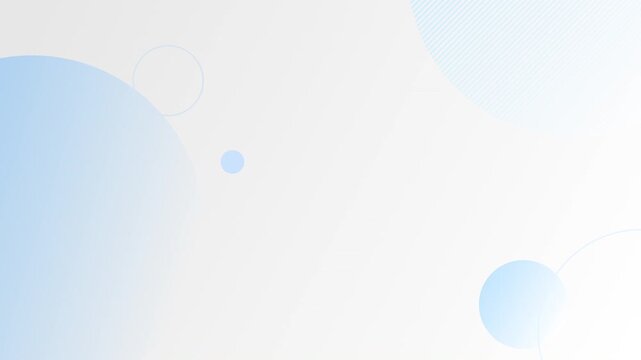 Abstract Minimal Blue Circle Geometric Motion Background Loop