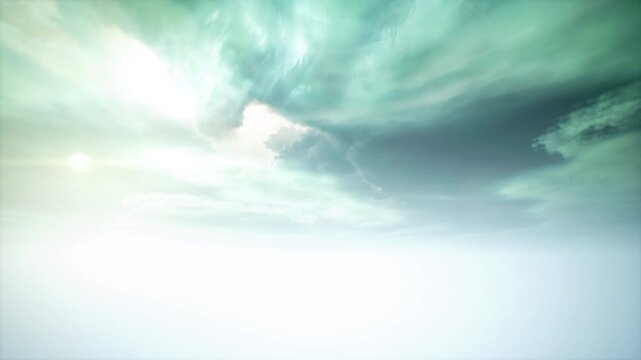 Chaotic Skies On The Background 52