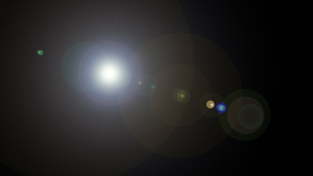 Lens flare 105mm prime