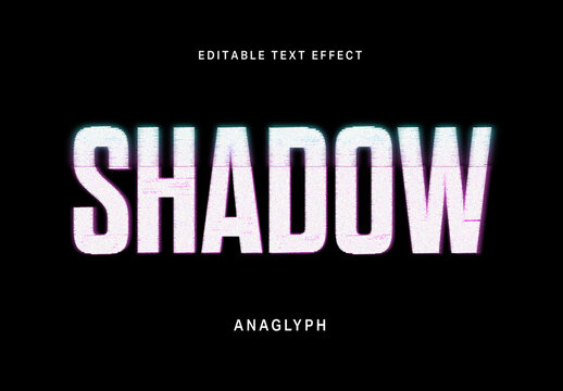 Anaglyph Text Effect