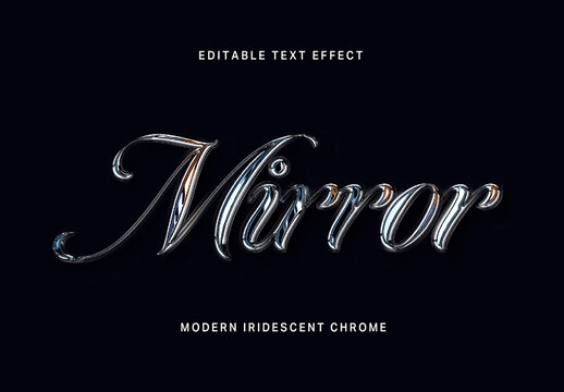 Modern Iridescent Chrome