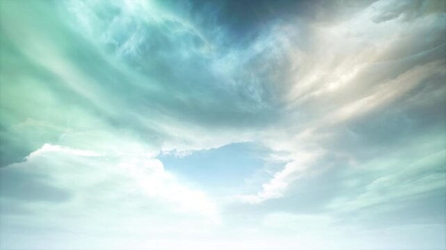 Chaotic Skies On The Background 53