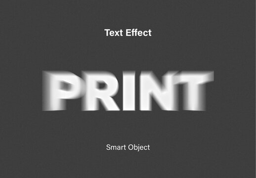 Xerox Text Effect