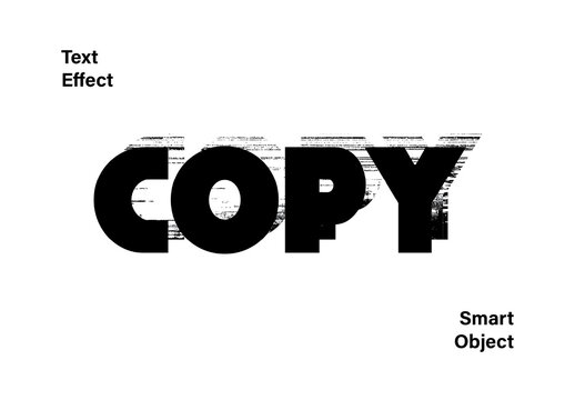 Xerox Text Effect