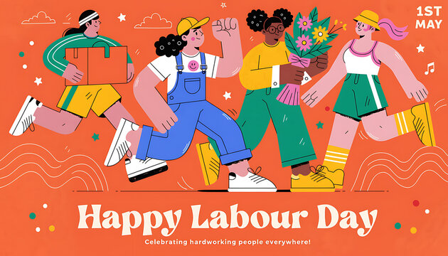 May Day Labor Is The Most Glorious Background Material.