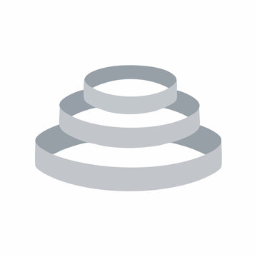 Abstract 3D Stacked Rings