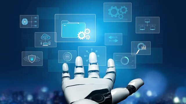 AI coordinating business infrastructure, managing digital systems, synchronizing cloud platforms, and automating structured data operations for improved analytics and access. Marrow