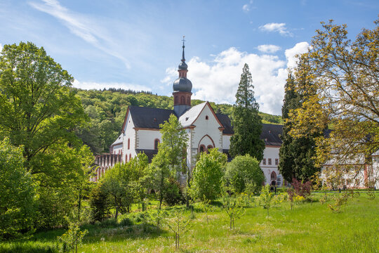 view of famous cloister Eberbach in Germany