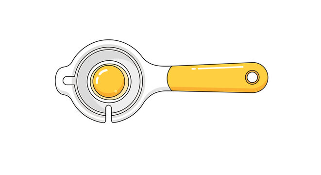 Yellow manual citrus juicer squeezer tool.
