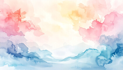 Fototapeta premium Abstract watercolor painted background